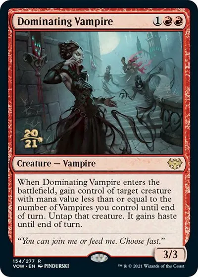 Dominating Vampire - Foil Dominating Vampire