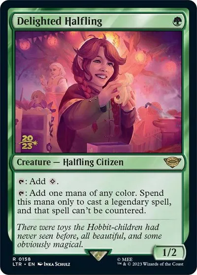 Delighted Halfling - Foil Delighted Halfling