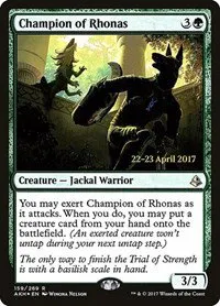 Champion of Rhonas - Foil Champion Of Rhonas