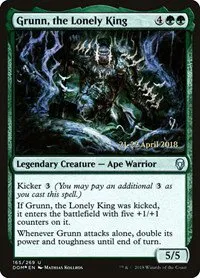 Grunn, the Lonely King - Foil Grunn The Lonely King