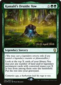 Kamahl's Druidic Vow - Foil Kamahl S Druidic Vow