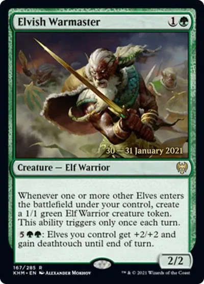 Elvish Warmaster - Foil Elvish Warmaster
