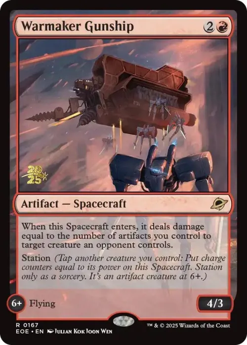 Warmaker Gunship - Foil Warmaker Gunship