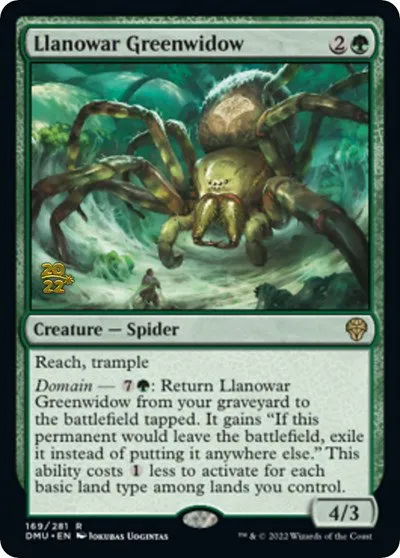 Llanowar Greenwidow - Foil Llanowar Greenwidow