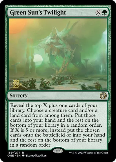 Green Sun's Twilight - Foil Green Sun S Twilight