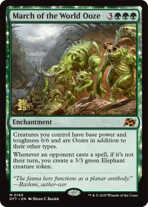 March of the World Ooze - Foil March Of The World Ooze