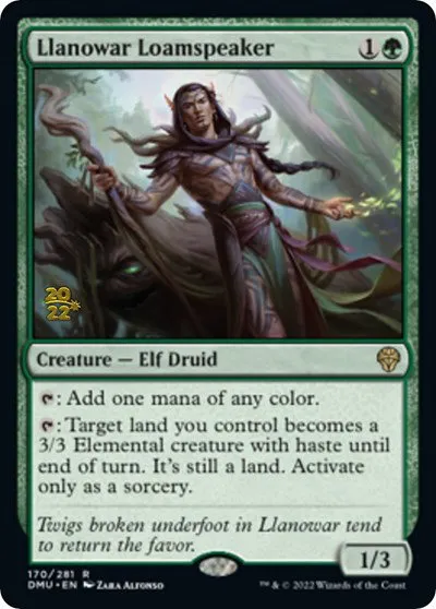 Llanowar Loamspeaker - Foil Llanowar Loamspeaker