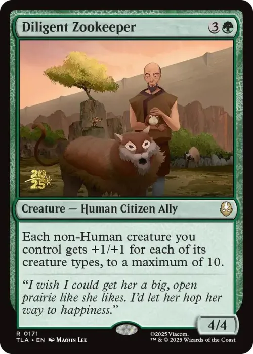 Diligent Zookeeper - Foil Diligent Zookeeper