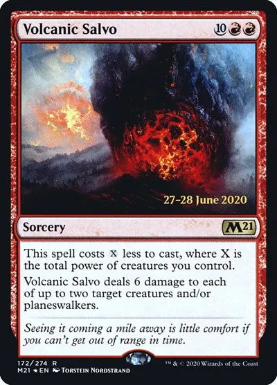 Volcanic Salvo - Foil Volcanic Salvo