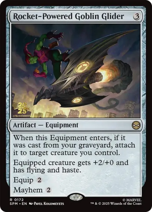 Rocket-Powered Goblin Glider - Foil Rocket Powered Goblin Gli