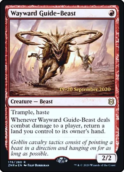 Wayward Guide-Beast - Foil Wayward Guide Beast