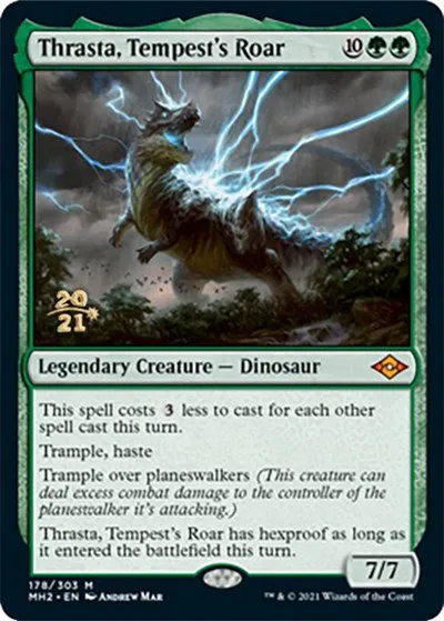 Thrasta, Tempest's Roar - Foil Thrasta Tempest S Roar