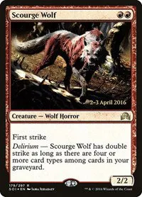 Scourge Wolf - Foil Scourge Wolf
