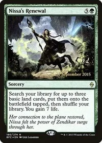 Nissa's Renewal - Foil Nissa S Renewal