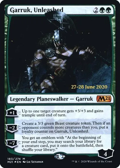 Garruk, Unleashed - Foil Garruk Unleashed