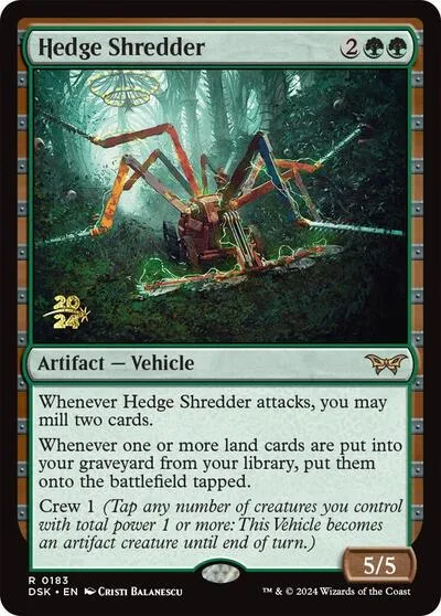 Hedge Shredder - Foil Hedge Shredder