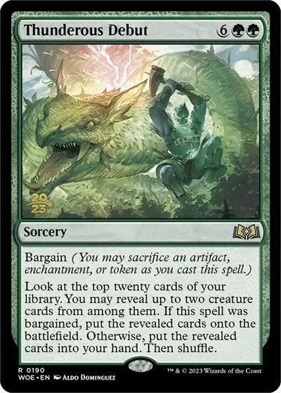 Thunderous Debut - Foil Thunderous Debut