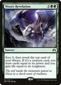 Nissa's Revelation - Foil Nissa S Revelation