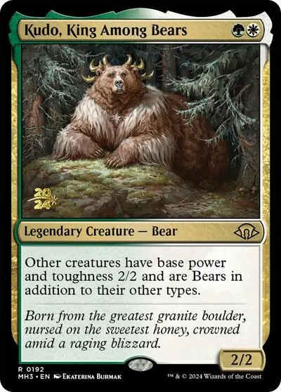 Kudo, King Among Bears - Foil Kudo King Among Bears