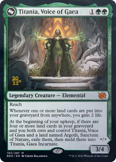 Titania, Voice of Gaea - Foil Titania Voice Of Gaea