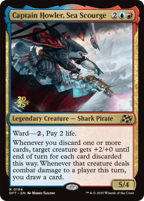 Captain Howler, Sea Scourge - Foil Captain Howler Sea Scourg