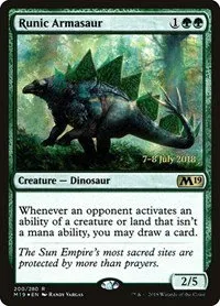 Runic Armasaur - Foil Runic Armasaur