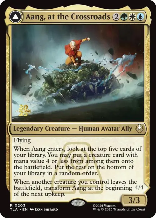 Aang, at the Crossroads - Foil Aang At The Crossroads