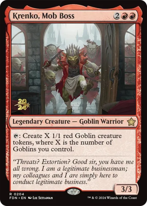 Krenko, Mob Boss - Foil Krenko Mob Boss