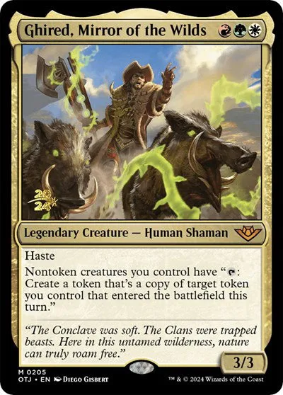 Ghired, Mirror of the Wilds - Foil Ghired Mirror Of The Wild