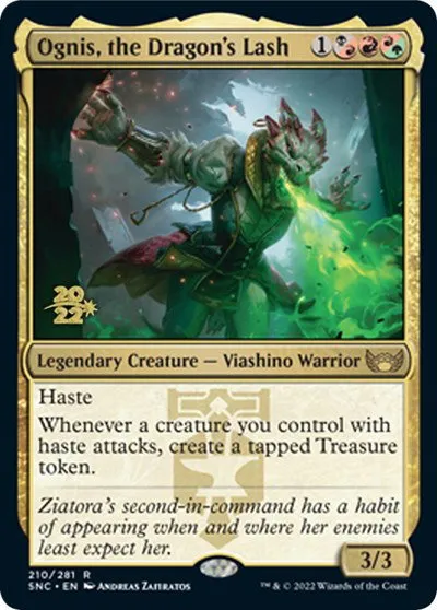 Ognis, the Dragon's Lash - Foil Ognis The Dragon S Lash
