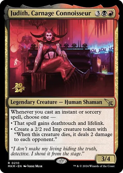 Judith, Carnage Connoisseur - Foil Judith Carnage Connoisseu