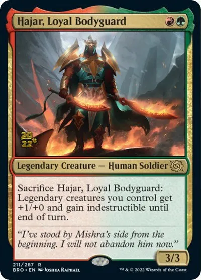 Hajar, Loyal Bodyguard - Foil Hajar Loyal Bodyguard