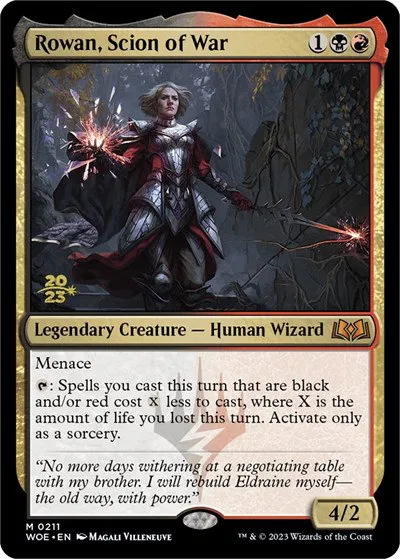 Rowan, Scion of War - Foil Rowan Scion Of War