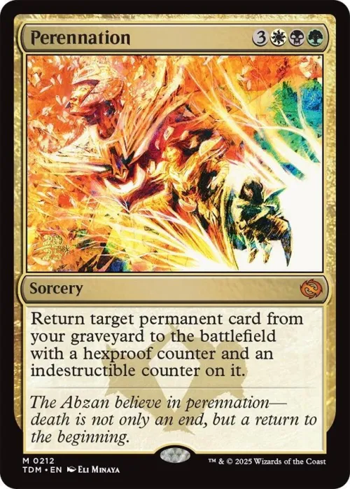 Perennation - Foil Perennation