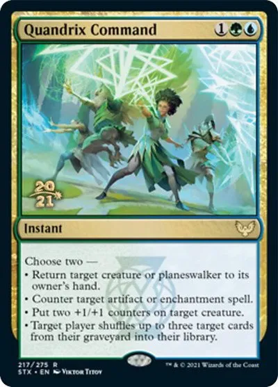 Quandrix Command - Foil Quandrix Command