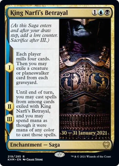 King Narfi's Betrayal - Foil King Narfi S Betrayal