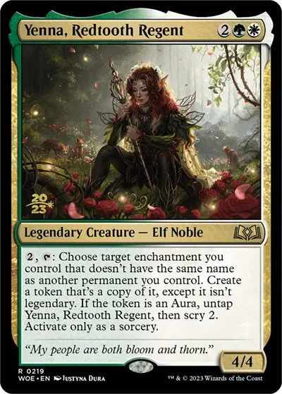 Yenna, Redtooth Regent - Foil Yenna Redtooth Regent