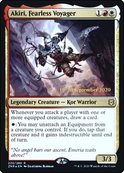 Akiri, Fearless Voyager - Foil Akiri Fearless Voyager