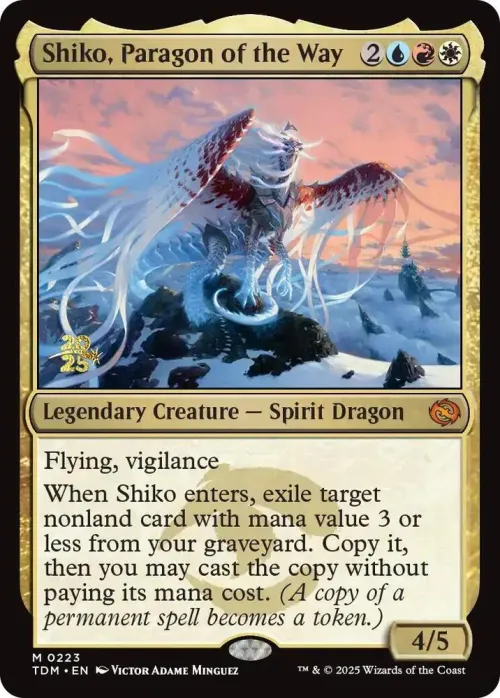 Shiko, Paragon of the Way - Foil Shiko Paragon Of The Way
