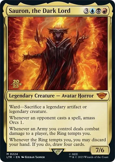 Sauron, the Dark Lord - Foil Sauron The Dark Lord