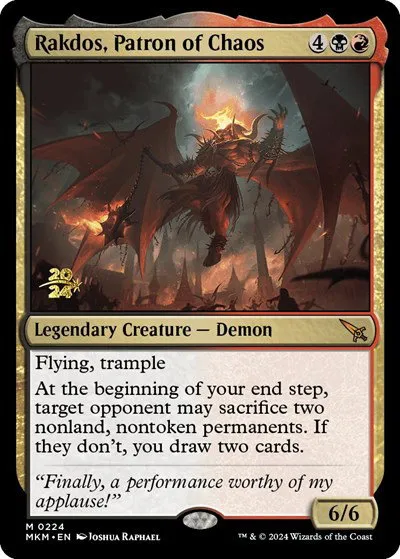 Rakdos, Patron of Chaos - Foil Rakdos Patron Of Chaos
