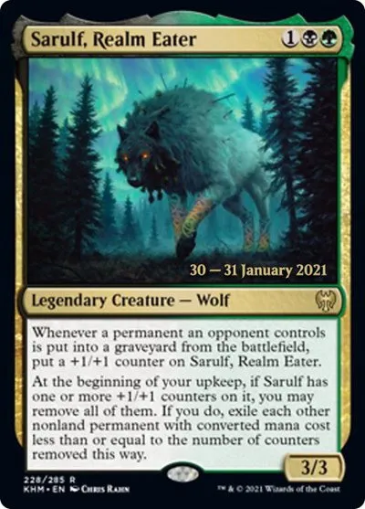 Sarulf, Realm Eater - Foil Sarulf Realm Eater