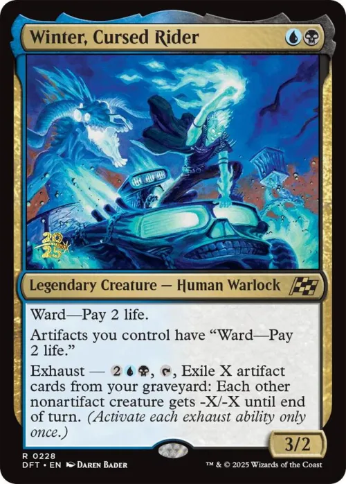 Winter, Cursed Rider - Foil Winter Cursed Rider