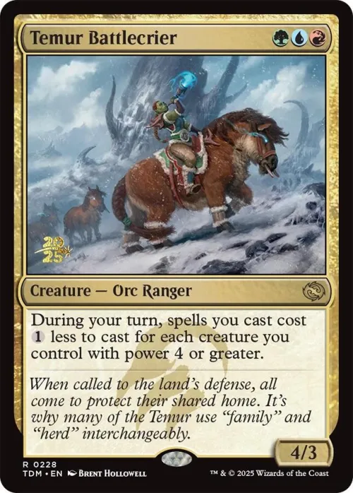 Temur Battlecrier - Foil Temur Battlecrier