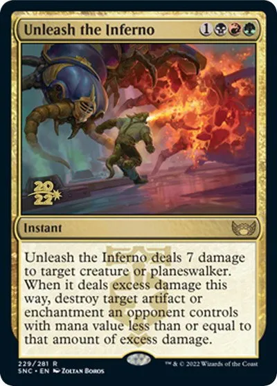 Unleash the Inferno - Foil Unleash The Inferno