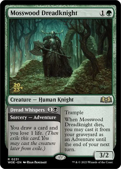 Mosswood Dreadknight - Foil Mosswood Dreadknight