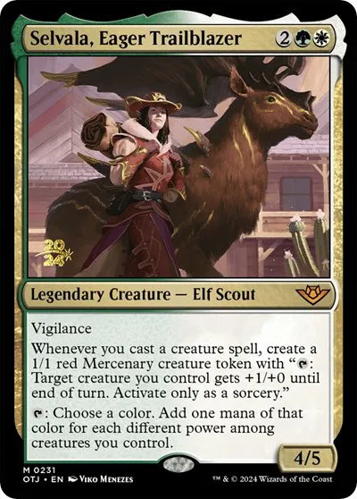 Selvala, Eager Trailblazer - Foil Selvala Eager Trailblazer