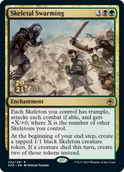 Skeletal Swarming - Foil Skeletal Swarming