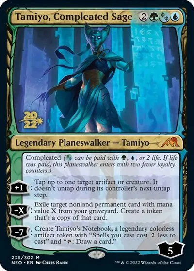 Tamiyo, Compleated Sage - Foil Tamiyo Compleated Sage