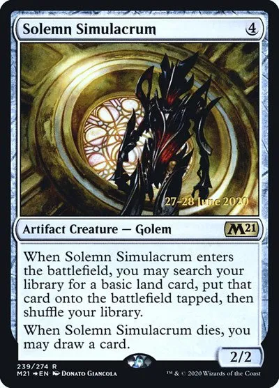 Solemn Simulacrum - Foil Solemn Simulacrum